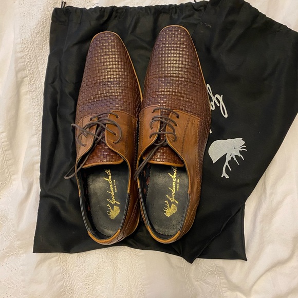 Men’s woven dress shoes, Goodwin Smith, size US 9 / UK 8 - Picture 3 of 5